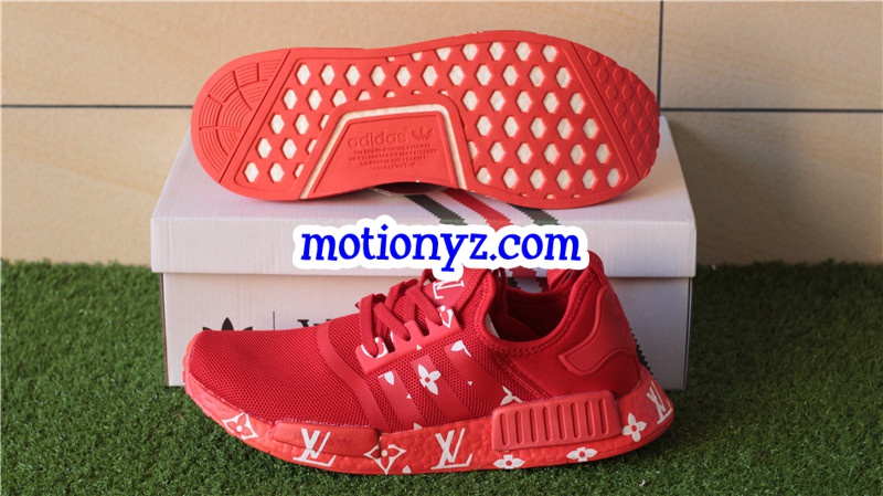 Real Boost Adidas NMD R1 Custom Red